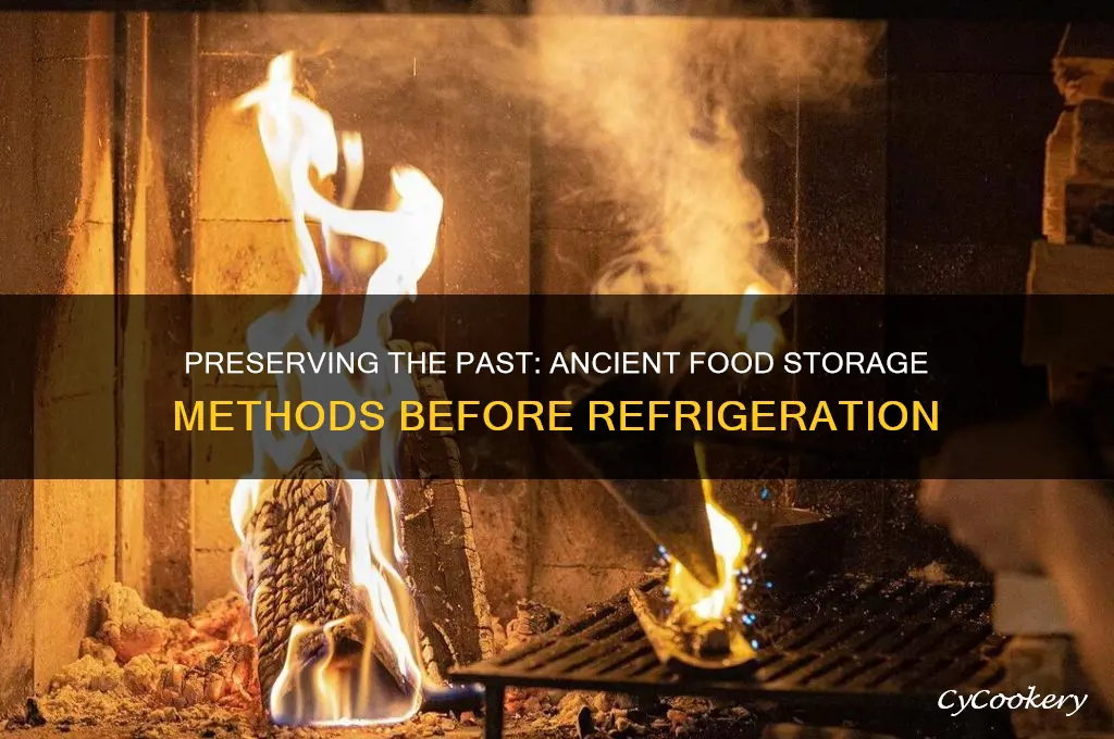 how did people protect food before refrigeration