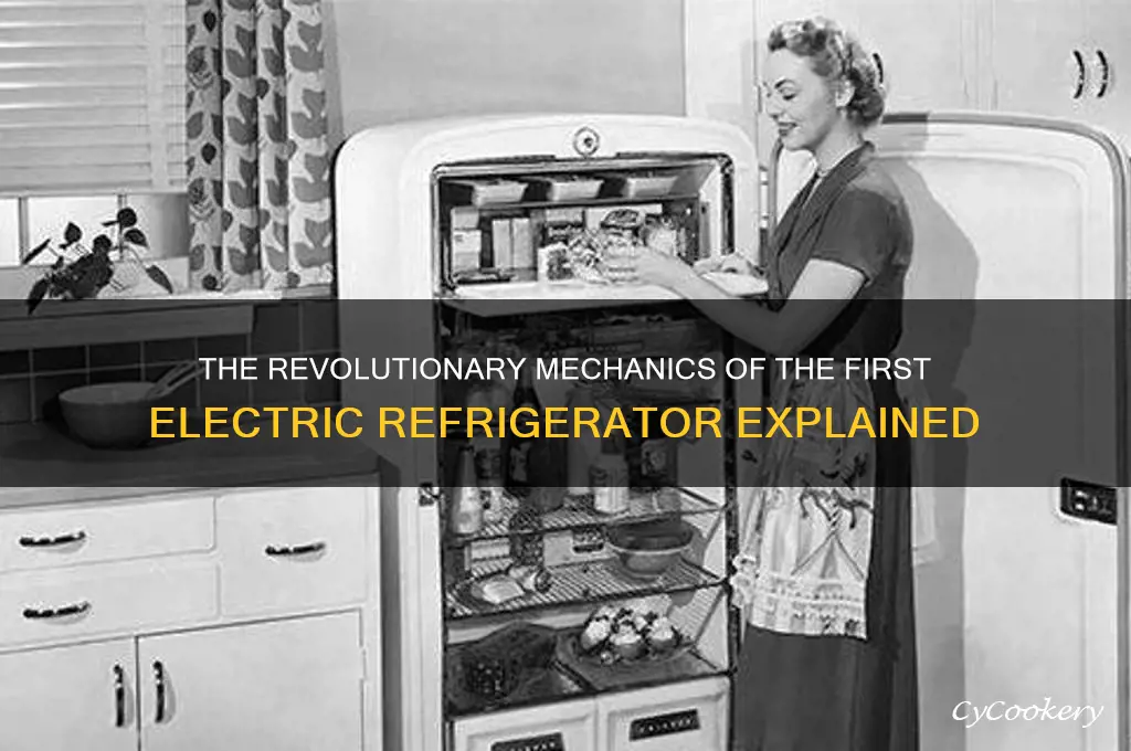 how did the first electric refrigerator work