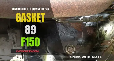 Changing Oil Pan Gasket in '89 F150: Easy or Tough?