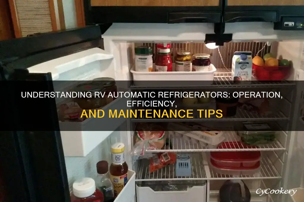 how do automatic refrigerators work in rv