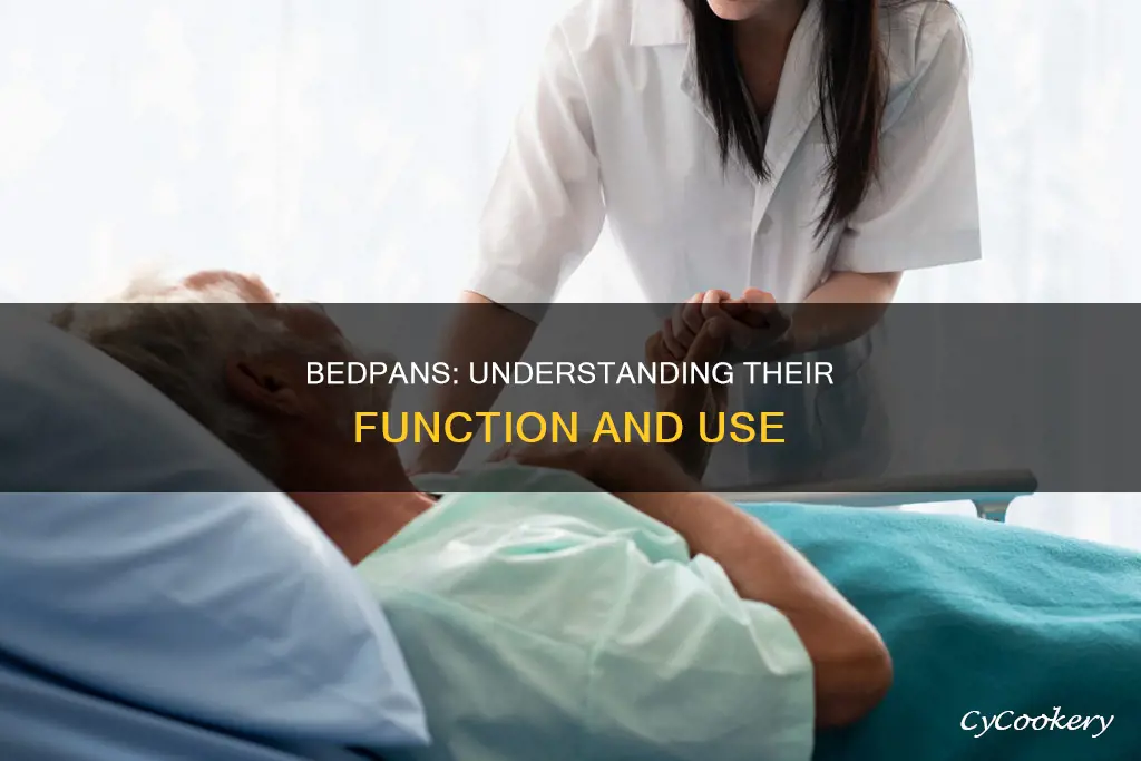 how do bed pans work