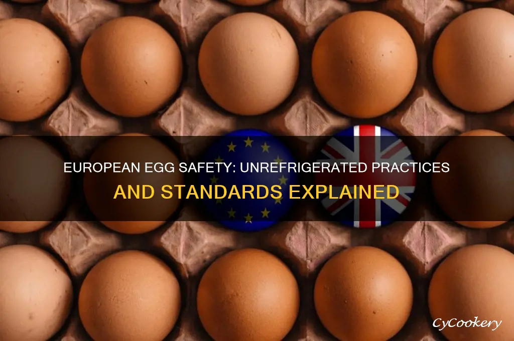 how do european countries ensure egg safety without refrigeration