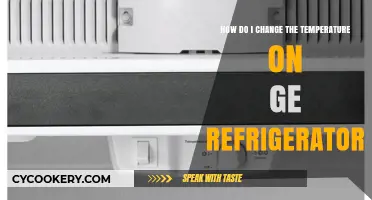 Adjusting Your GE Refrigerator Temperature: A Simple Step-by-Step Guide