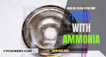 Cleaning Stove Drip Pans: Ammonia Solution Guide