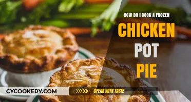 Quickly Cook Frozen Chicken Pot Pie