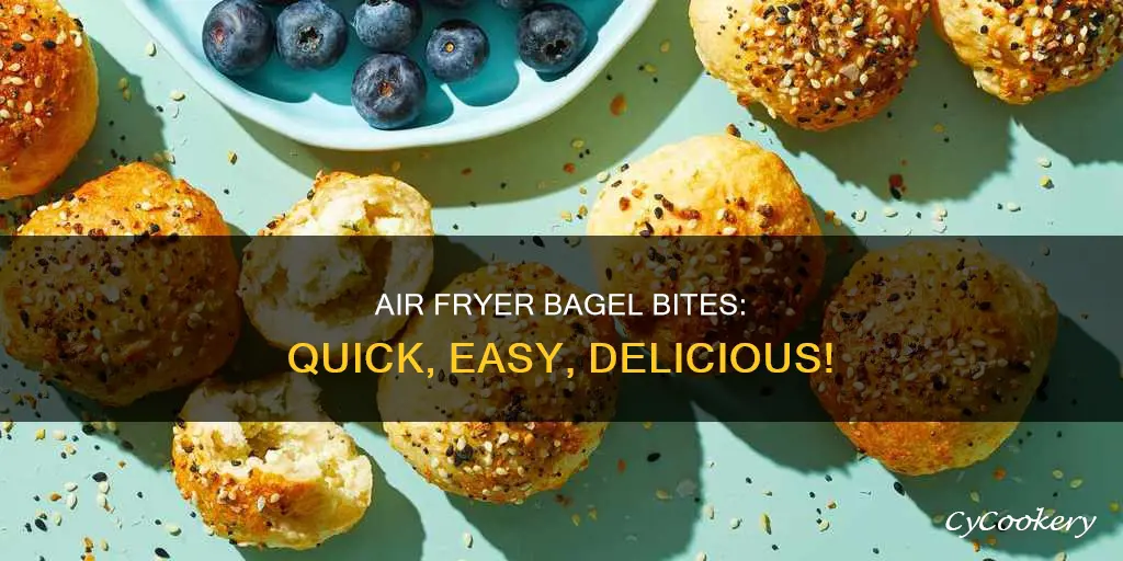 how do i cook bagel bites in the air fryer