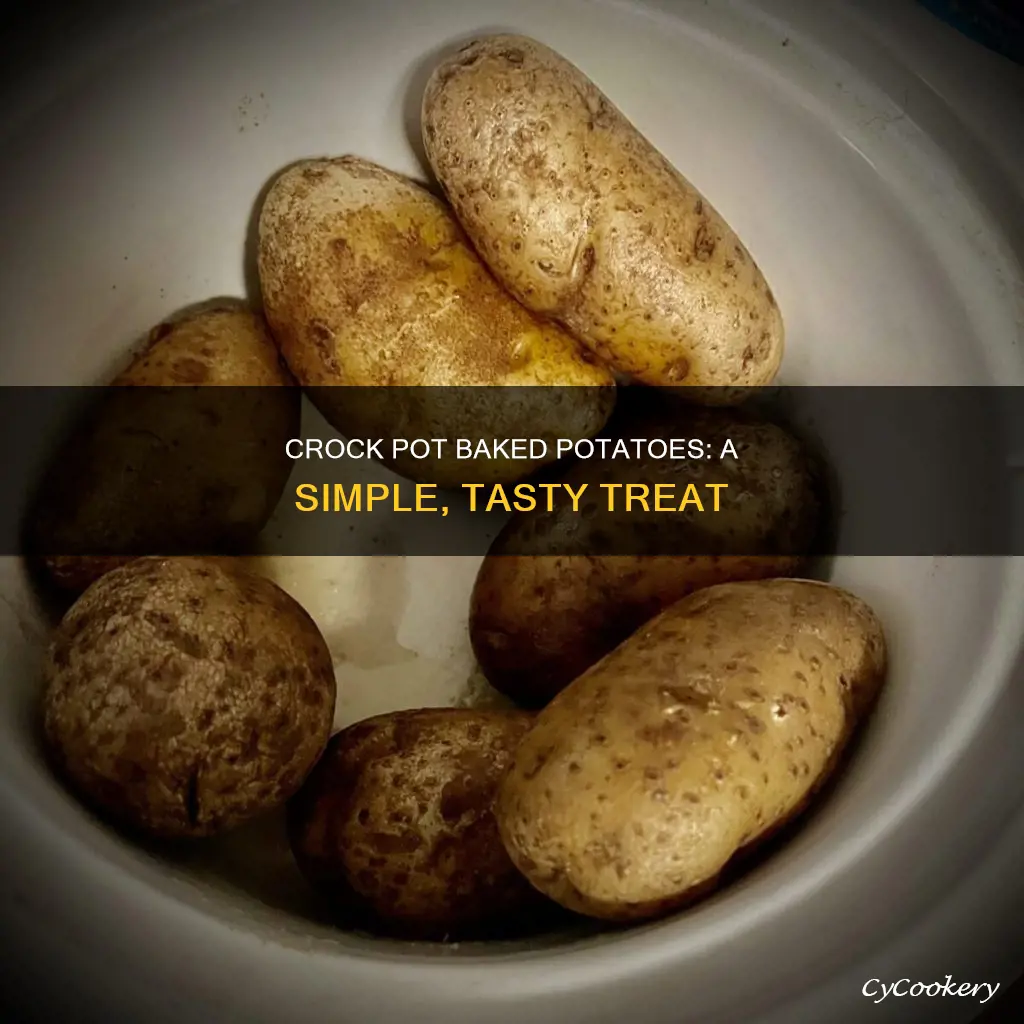 how do I cook baked potatoes in a crock pot