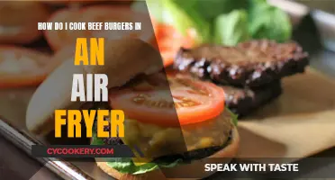 Air Fryer Beef Burgers: Quick, Juicy, and Easy!