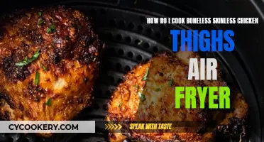 Crispy, Healthy Chicken: Air Fryer Boneless Skinless Thighs Made Easy