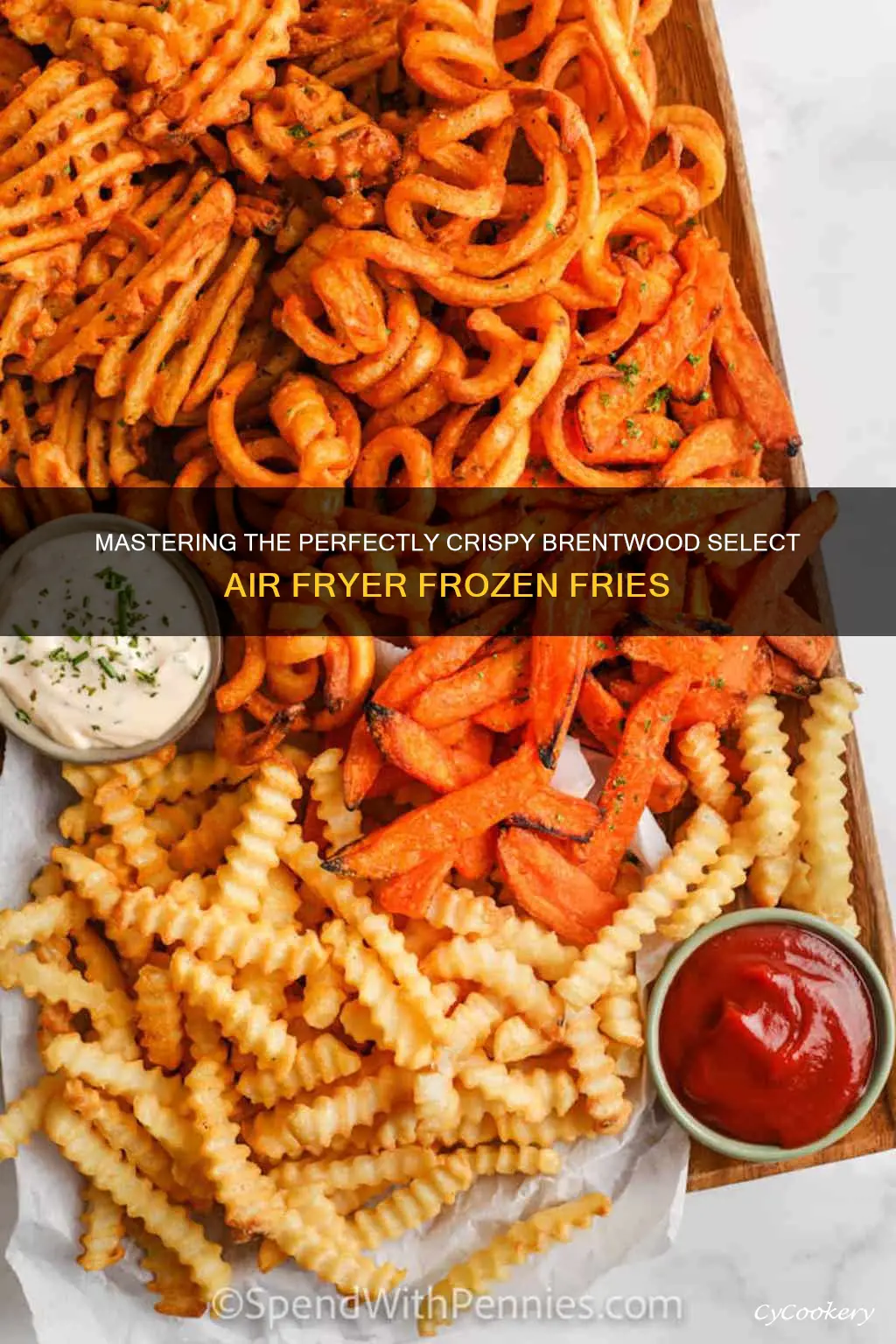 how do i cook brentwood select air fryer frozen fries