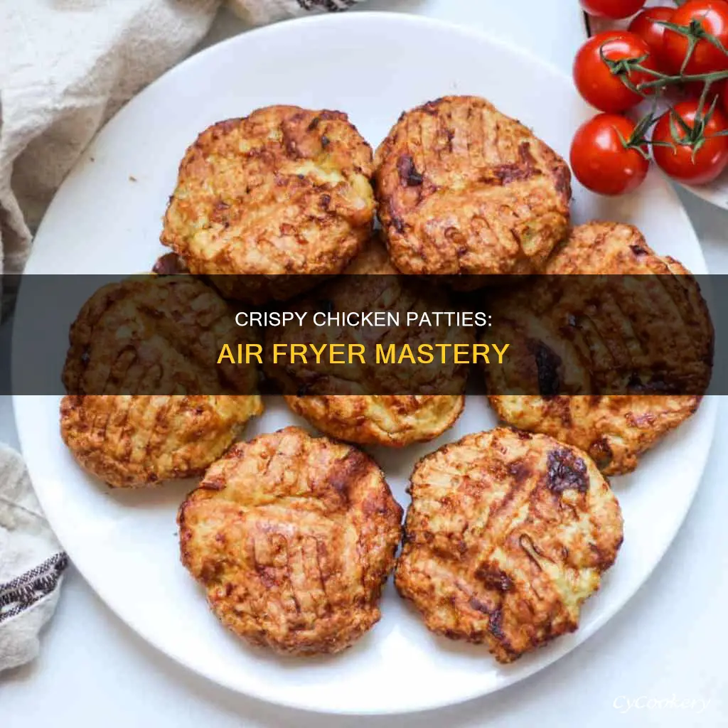 how do i cook chicken patties in an air fryer