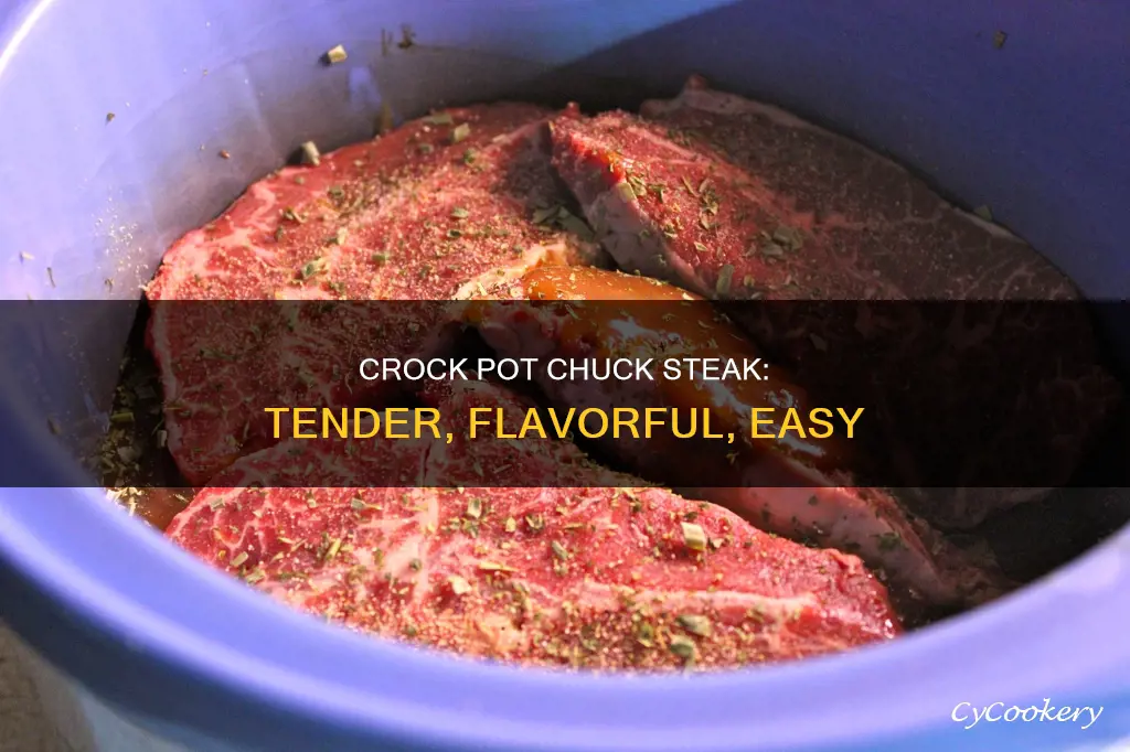 how do I cook chuck steak in the crock pot