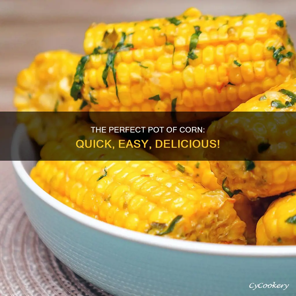 how do I cook corn in a pot