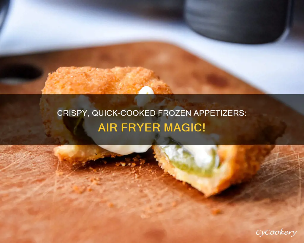 how do i cook frozen appitizers in an air fryer