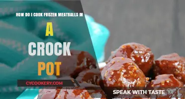 Crock Pot Frozen Meatballs: Quick, Easy, Delicious