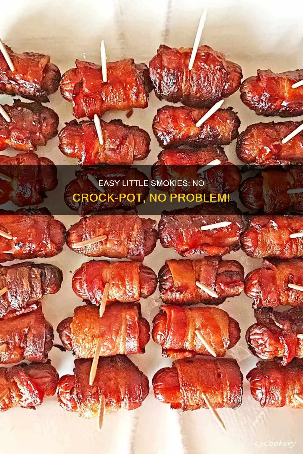 how do I cook little smokies without a crock pot