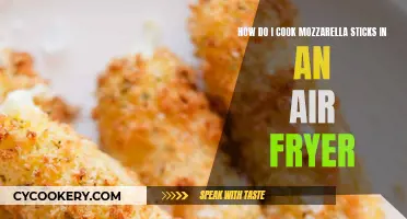 Crispy Mozzarella Sticks: Air Fryer Recipe