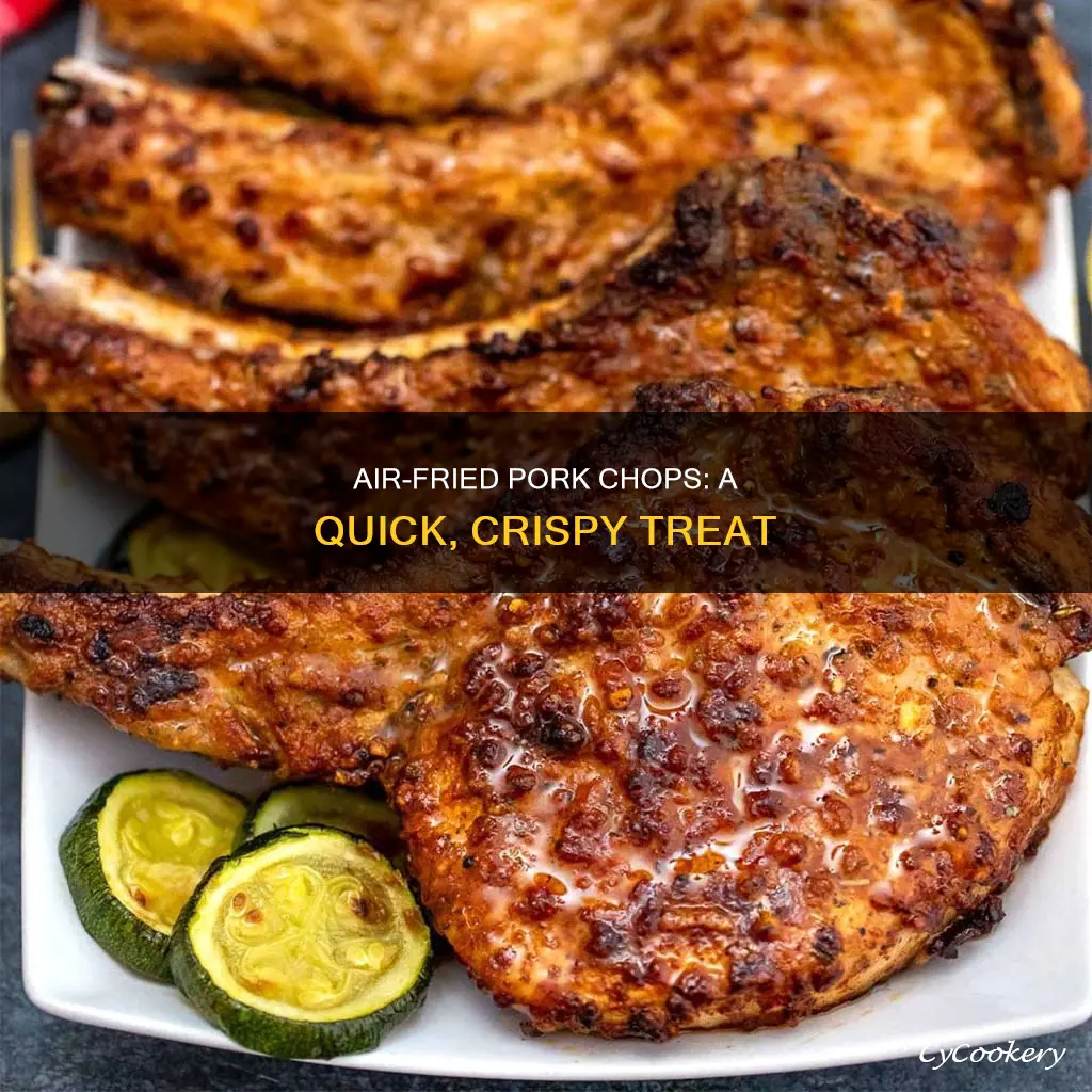 how do i cook pork chops in a air fryer