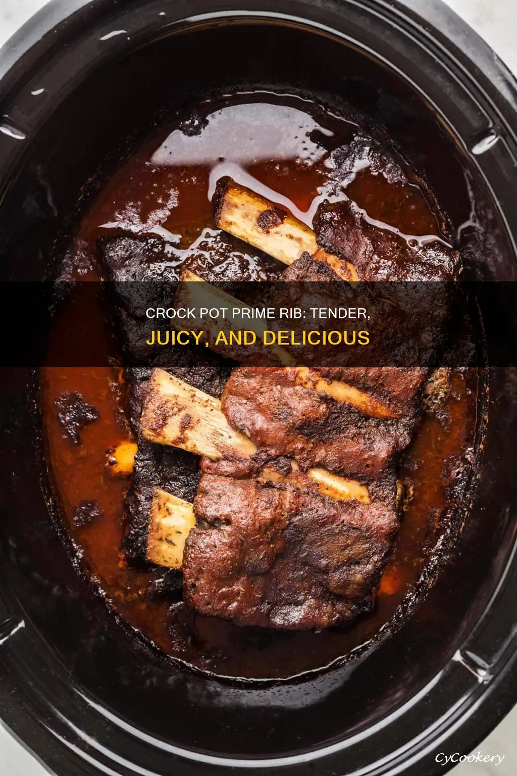 how do I cook prime rib in a crock pot