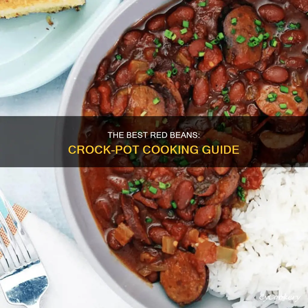 how do I cook red beans in a crock pot