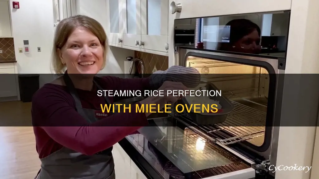 how do i cook rice in a miele steam oven