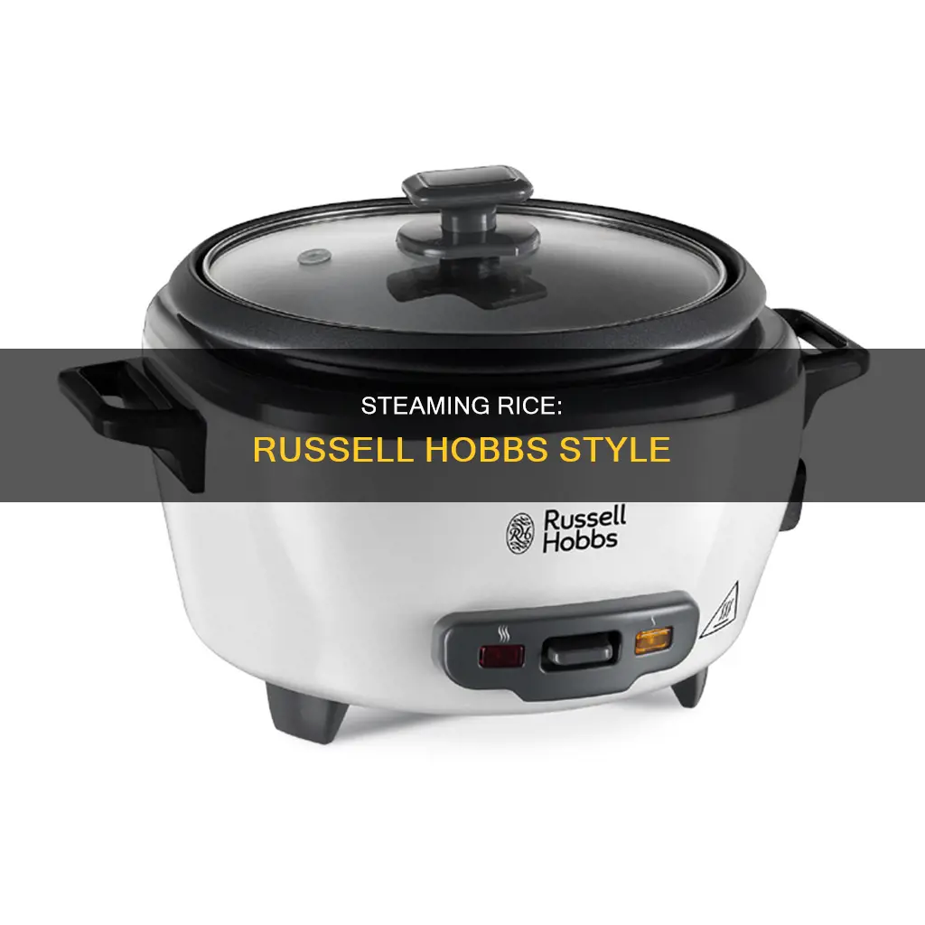 how do i cook rice in a russell hobbs steamer