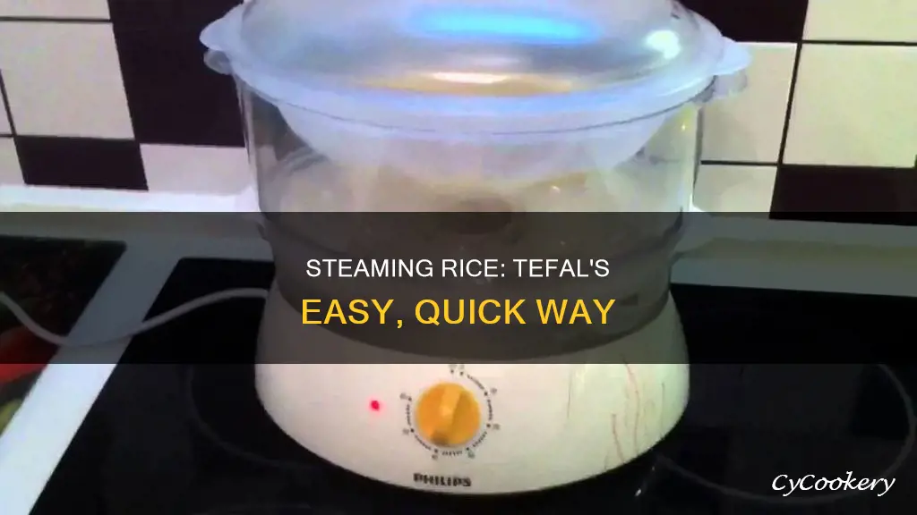 how do i cook rice in a tefal steamer