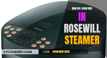 Cooking Rice with a Rosewill Steamer: A Simple Guide