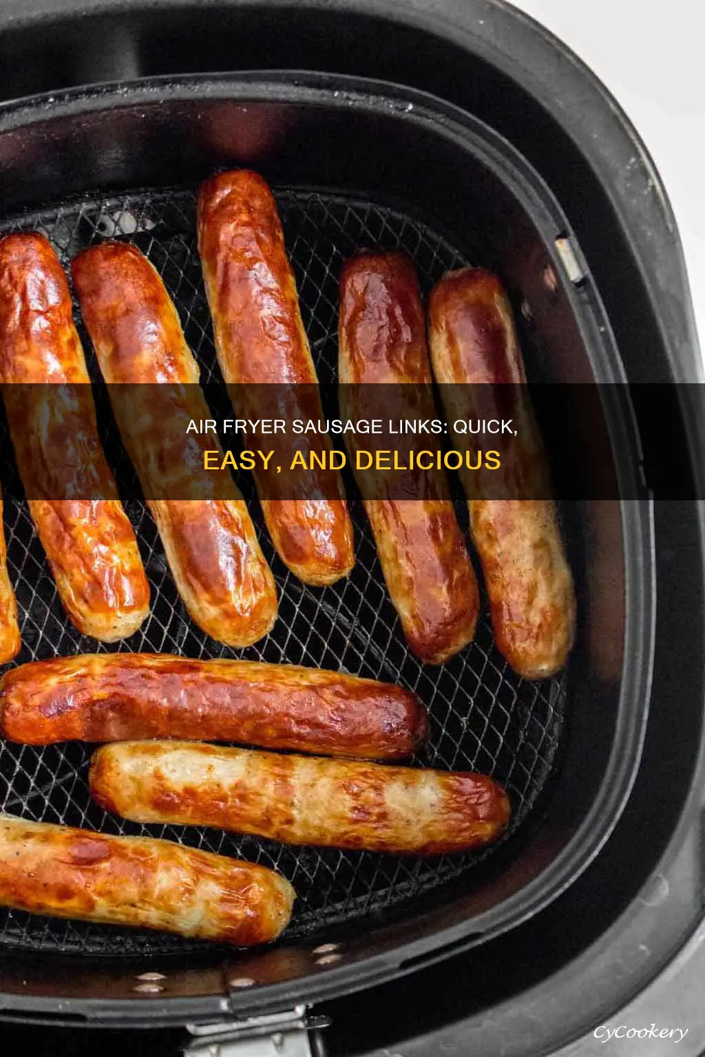 how do i cook sausage links in the air fryer
