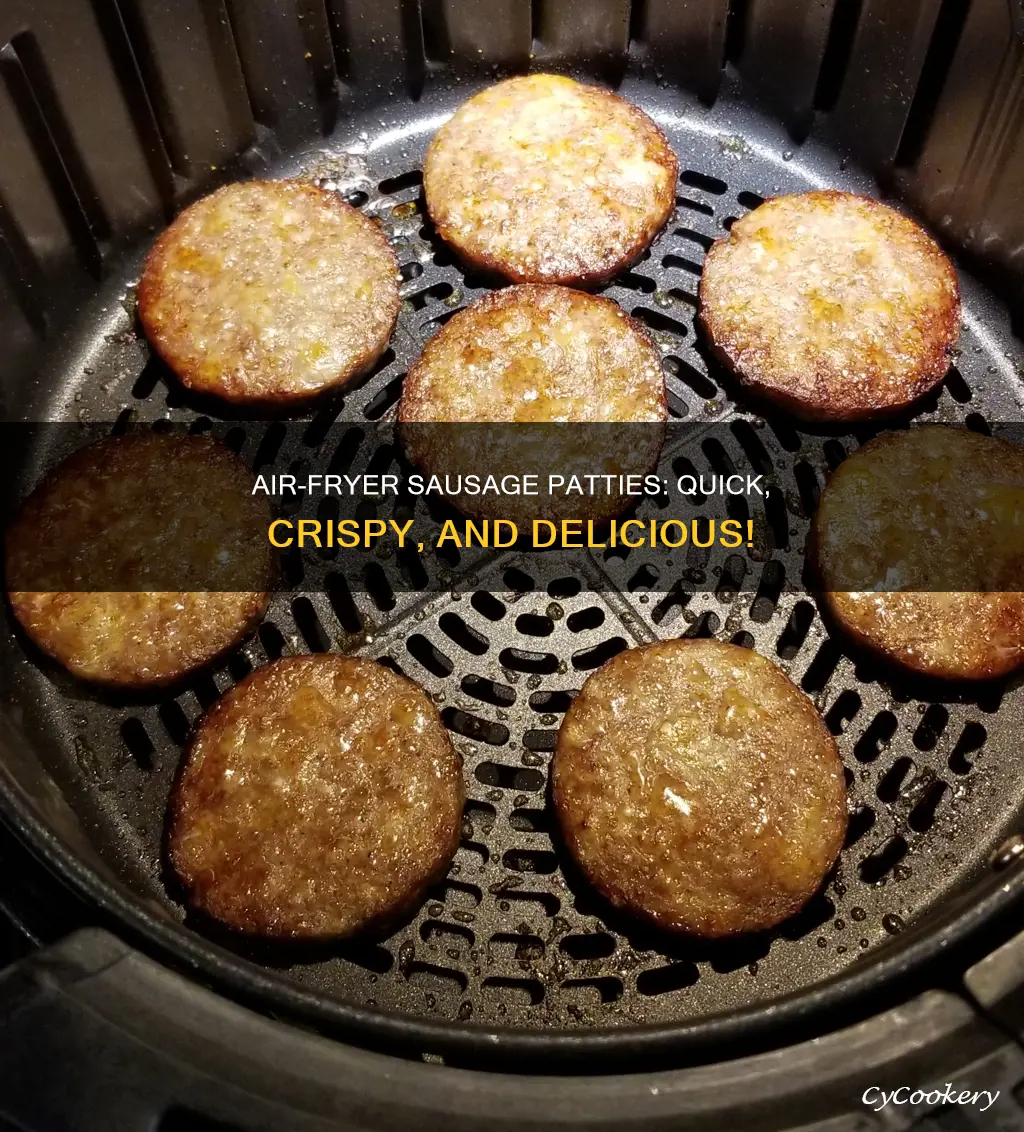 how do i cook sausage patties in the air fryer