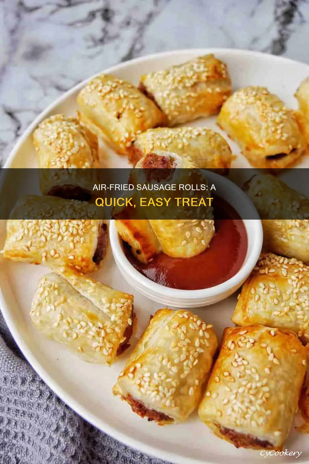 how do i cook sausage rolls in an air fryer