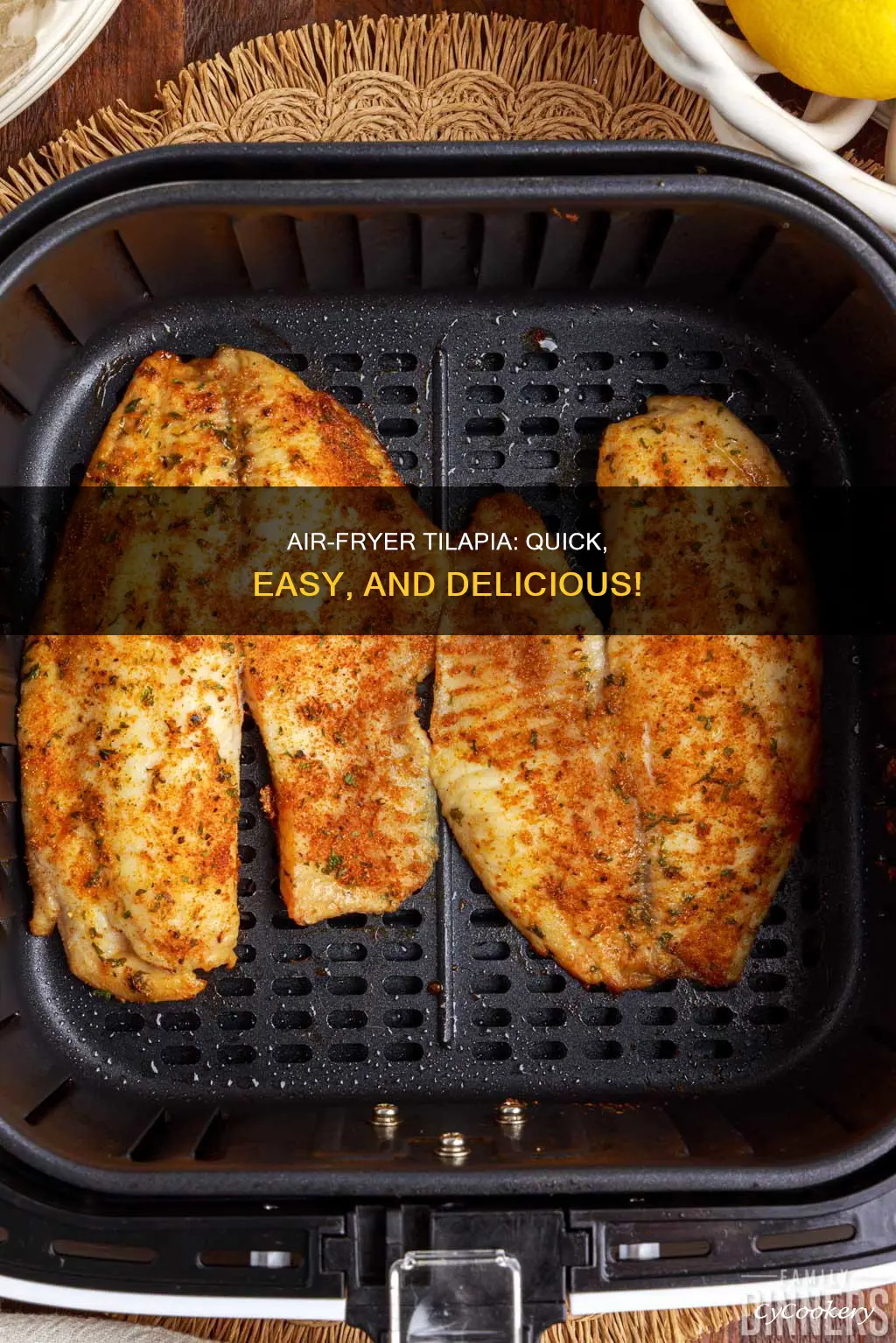 how do i cook tilapia in an air fryer