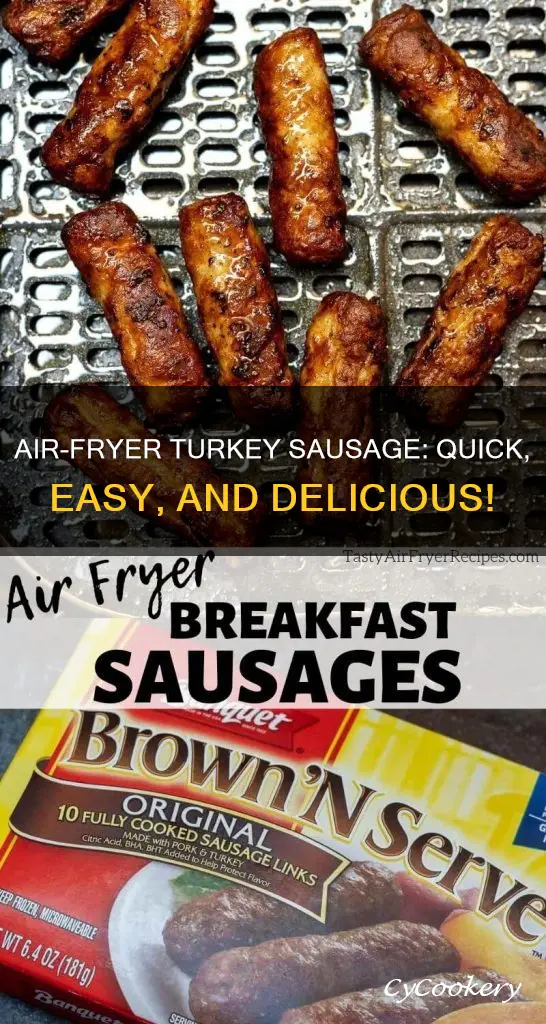 how do i cook turkey sausage in air fryer