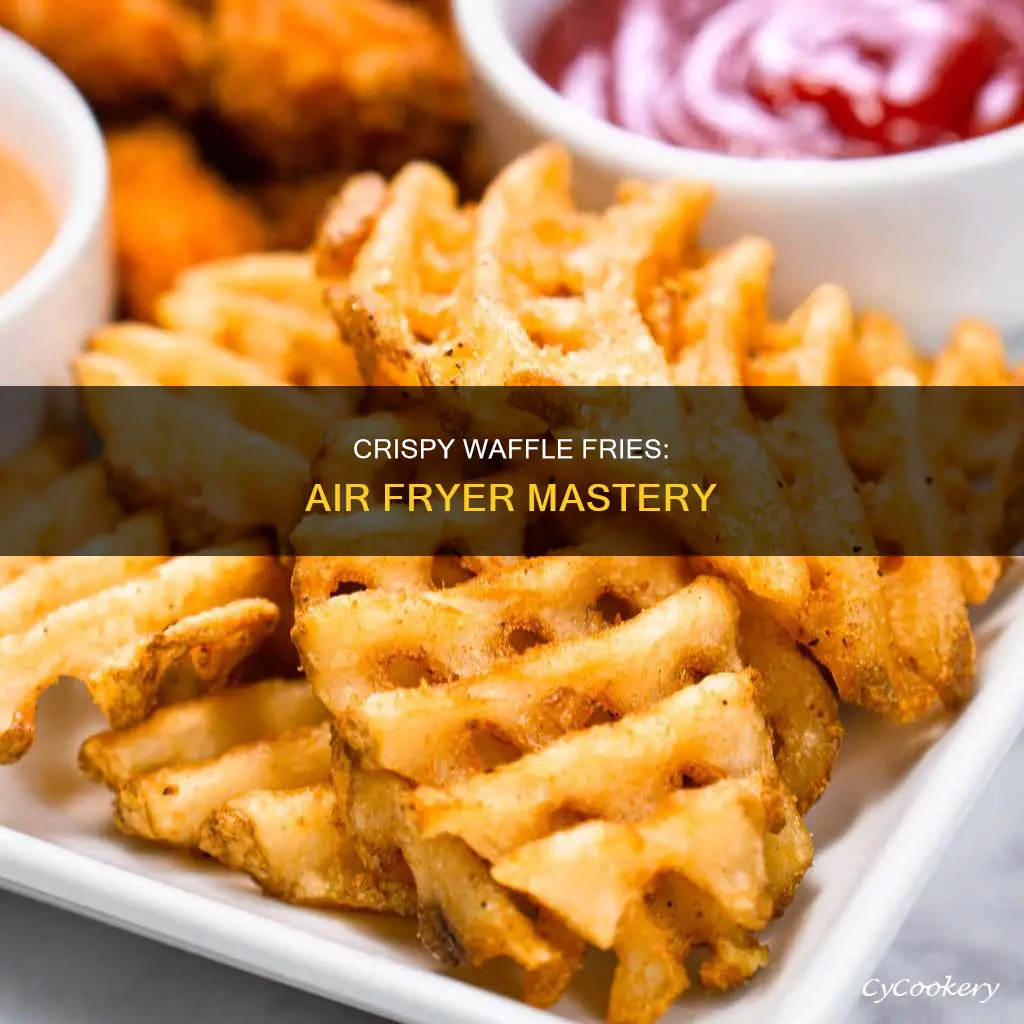 how do i cook waffle fries in an air fryer