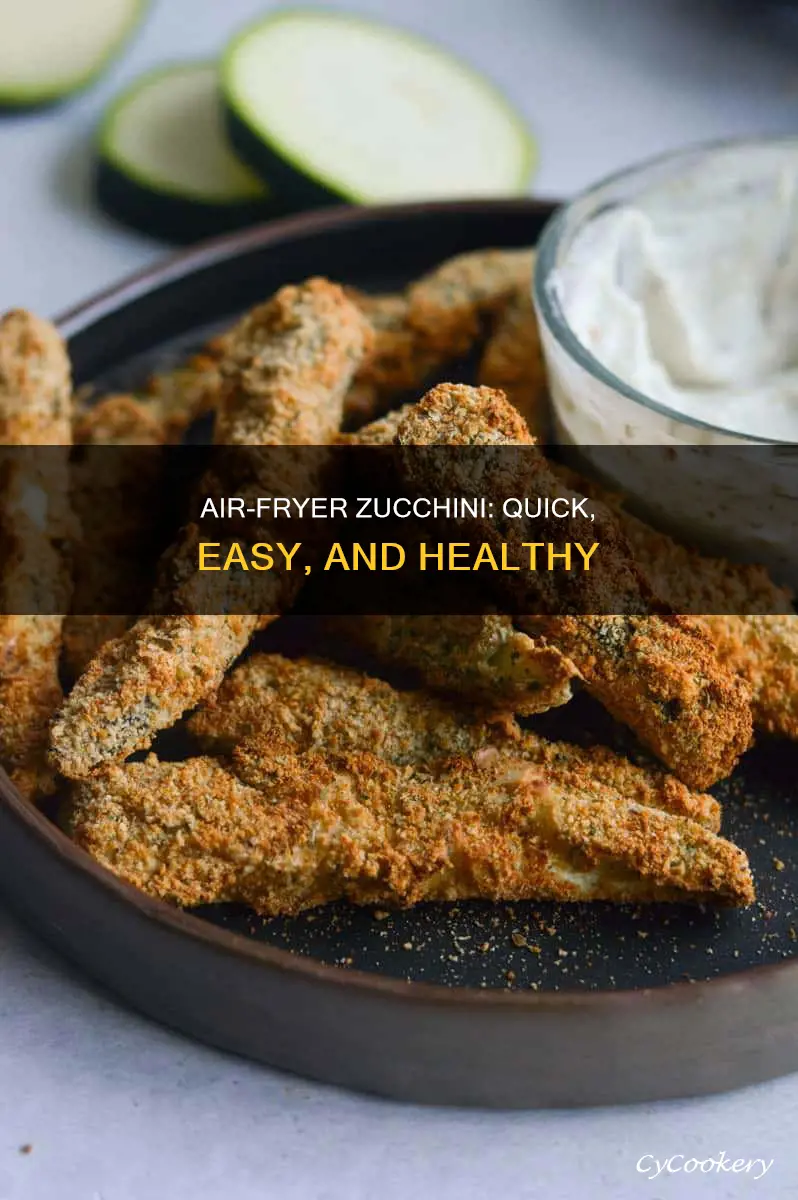 how do i cook zucchini in an air fryer