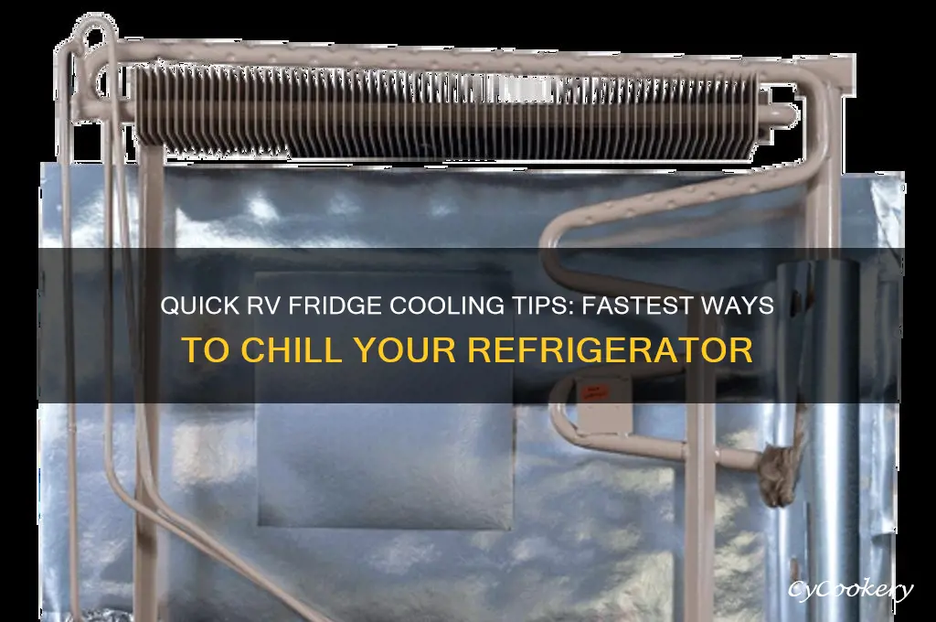 how do i cool my rv refrigerator the fastest