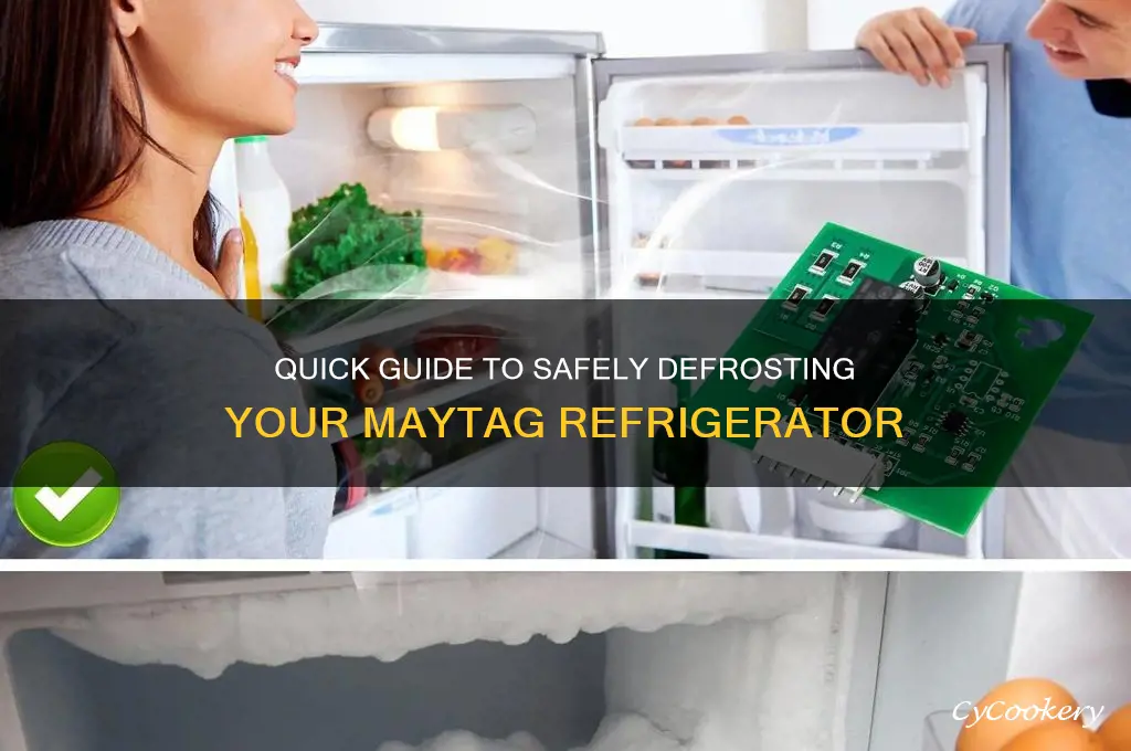 how do i defrost my matag refrigerator