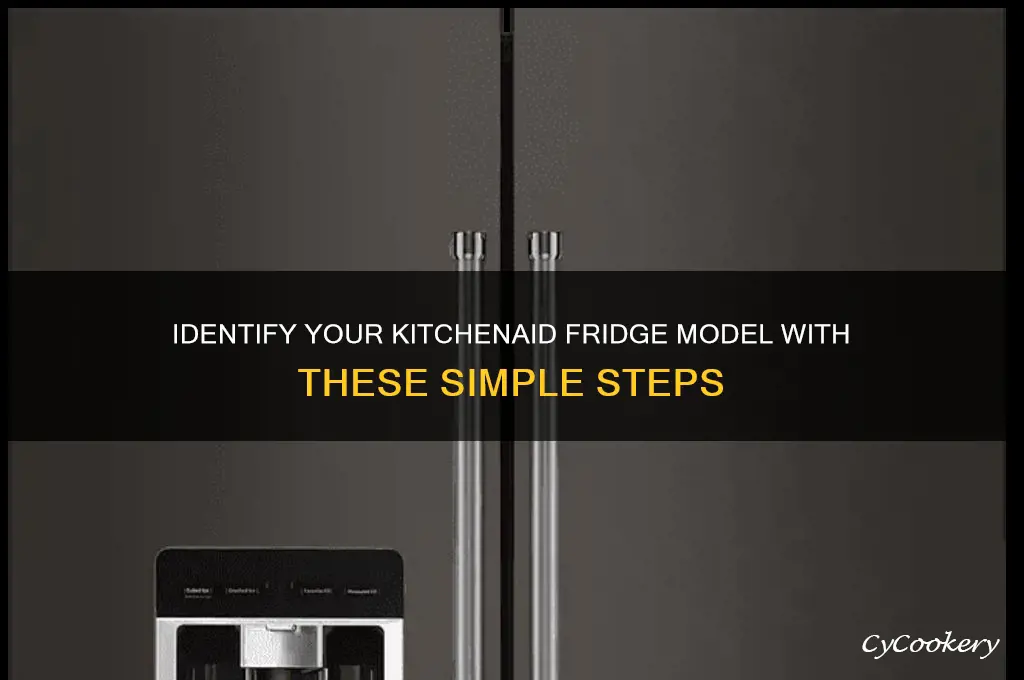 how do i figure out my kitchenaid refrigerator model