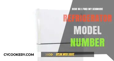 Locate Your Kenmore Fridge Model Number: A Quick Guide