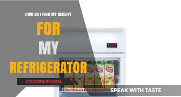 Locate Your Refrigerator Receipt: Quick Tips for Easy Retrieval