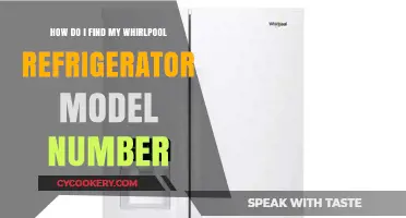 Locate Your Whirlpool Fridge Model Number: A Quick Guide