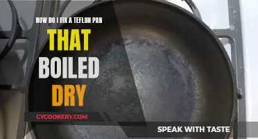 Salvaging Teflon: Reviving a Boiled-Dry Pan