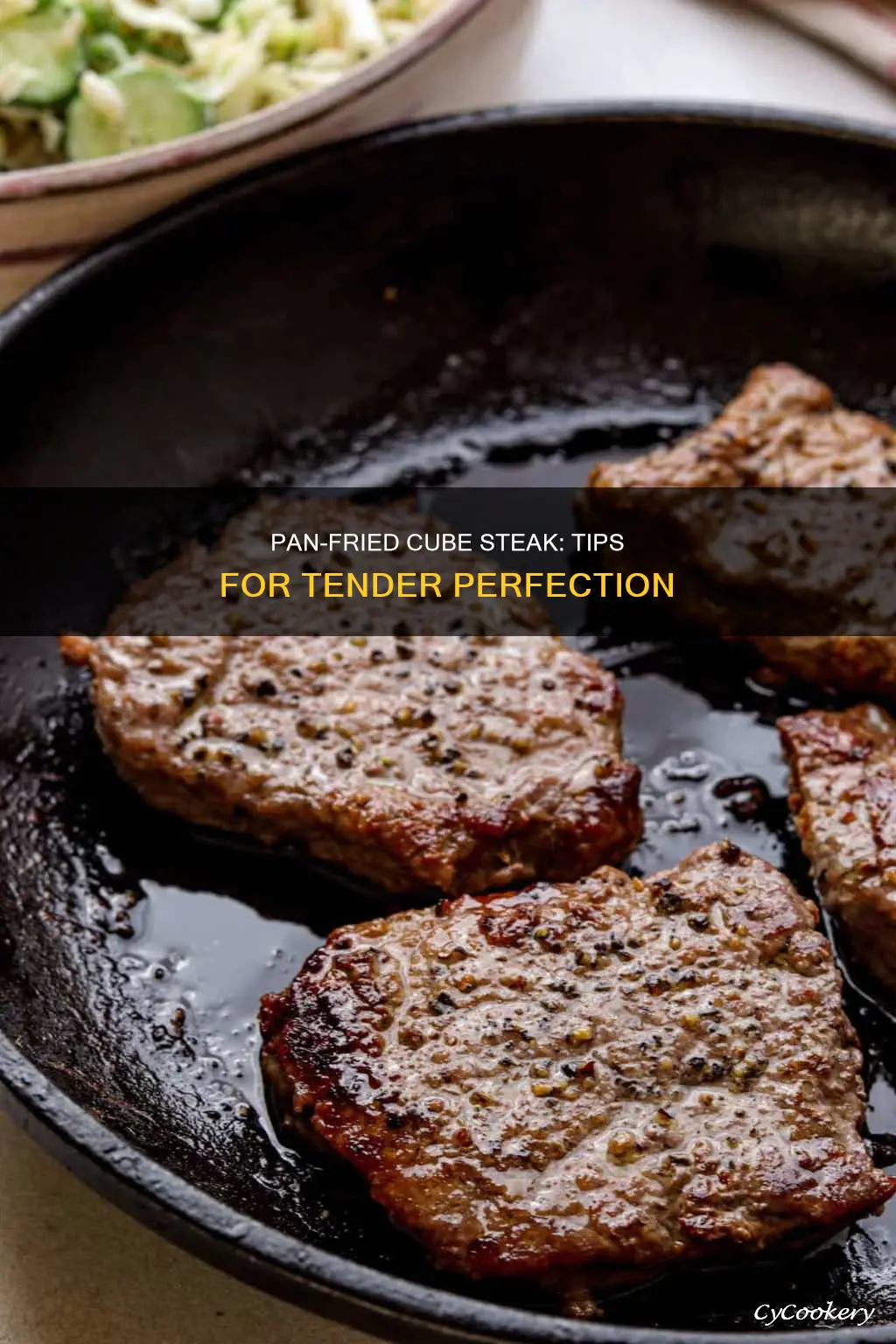 how do I fix cube steak in pan