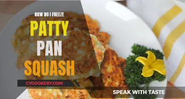 Freezing Patty Pan Squash: A Step-by-Step Guide