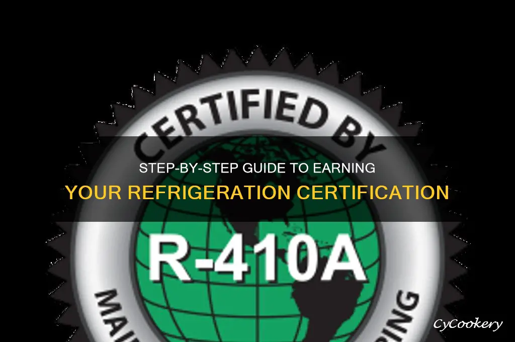 how do i get certified for refrigeration