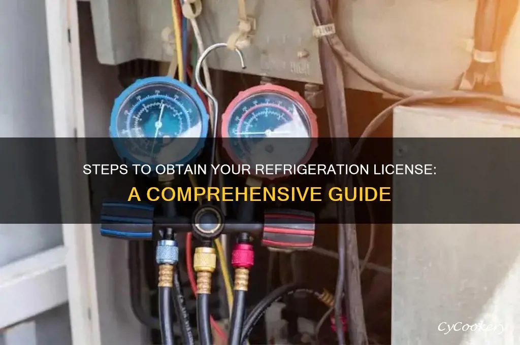 how do i get my refrigeration license