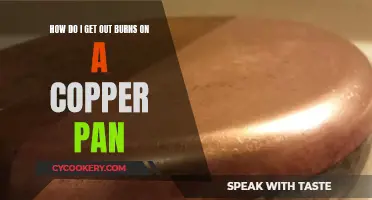 Removing Burn Stains from Copper Cookware