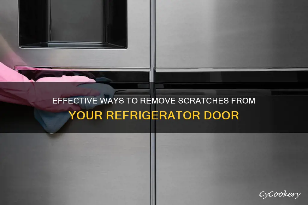 how do i get scratches off my refrigerator door