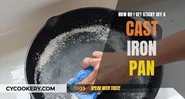 Cleaning Cast Iron: Removing Sticky Residue