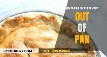 Easy Pie Crust Removal: Out of the Pan